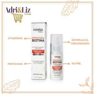 TONICO KERATINA Y BIOTINA CONTROL CAIDA