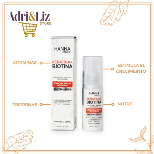 TONICO KERATINA Y BIOTINA CONTROL CAIDA